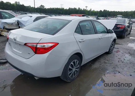 2015 Toyota Corolla Le from USA, damaged, VIN 2T1BURHE7FC458490